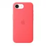 Funda de silicona con MagSafe para Apple iPhone 17e — Bright Guava, compatible con 6,1