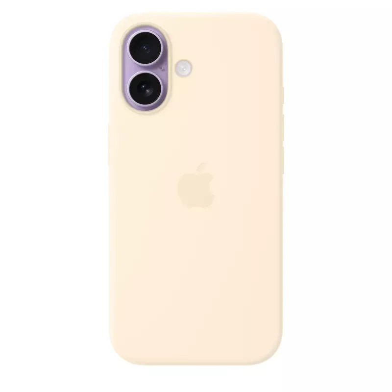 Funda de silicona con MagSafe para Apple iPhone 17 — vainilla, funda para pantalla de 16 cm (6,3