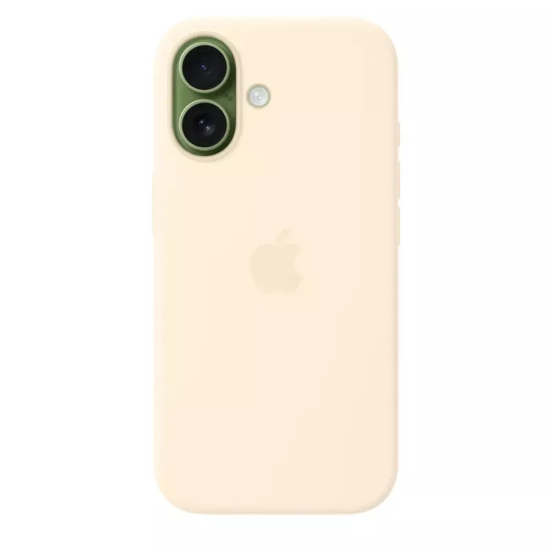 Funda de silicona con MagSafe para Apple iPhone 17 — vainilla, funda para pantalla de 16 cm (6,3