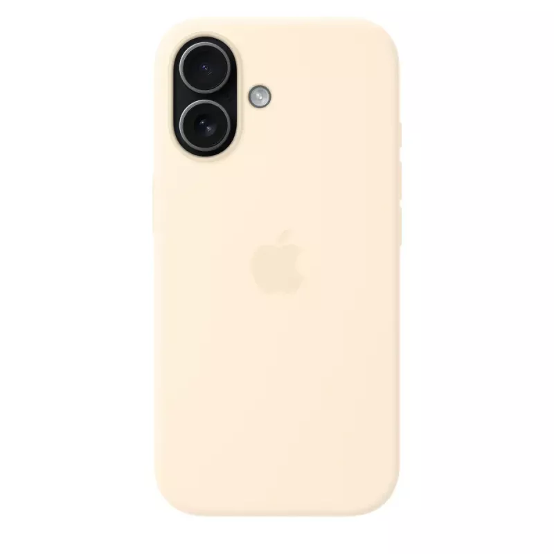 Funda de silicona con MagSafe para Apple iPhone 17 — vainilla, funda para pantalla de 16 cm (6,3