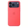 Funda protectora de silicona con MagSafe para Apple iPhone 17 Pro Max — Bright Guava (rojo), compatible con 6,9