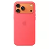Funda protectora de silicona con MagSafe para Apple iPhone 17 Pro Max — Bright Guava (rojo), compatible con 6,9