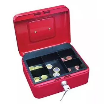 Caja de caudales WEDO 145202X Tamaño 2 Rojo 5,08 cm