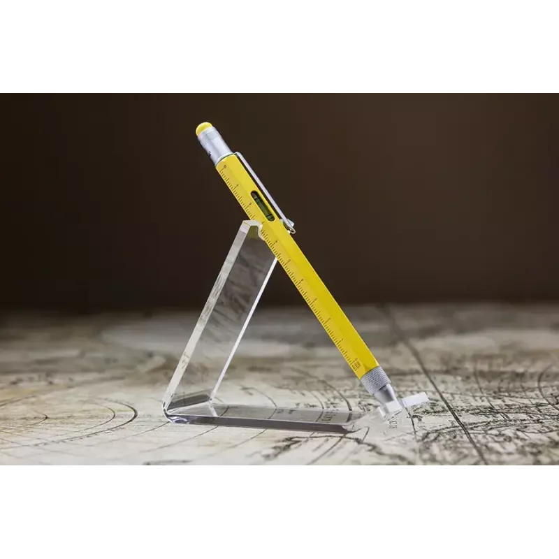 Set de bolígrafos técnicos TROIKA PIP20/YE Plata Amarillo Negro