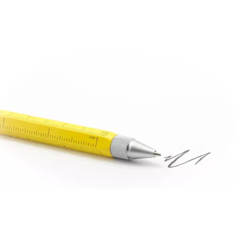 Set de bolígrafos técnicos TROIKA PIP20/YE Plata Amarillo Negro