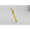 Set de bolígrafos técnicos TROIKA PIP20/YE Plata Amarillo Negro