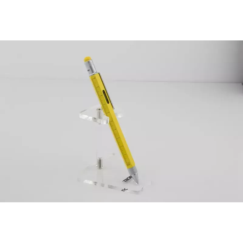 Set de bolígrafos técnicos TROIKA PIP20/YE Plata Amarillo Negro