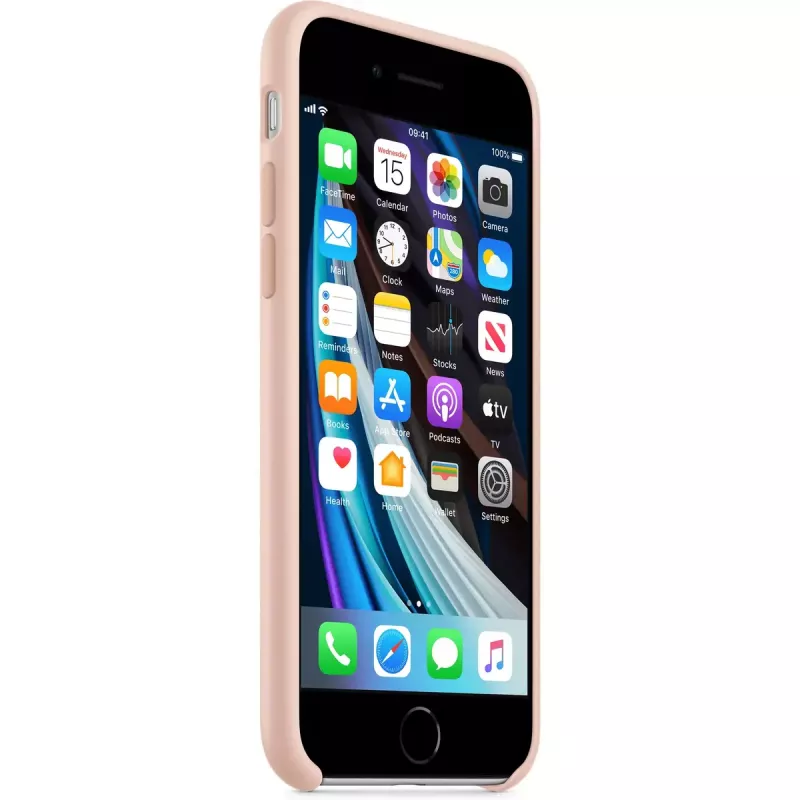 Funda Apple iPhone SE Silicon Case - Pink Sand