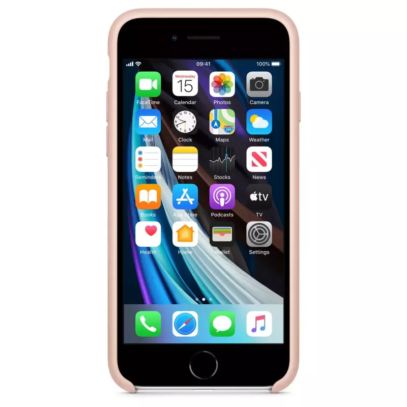 Funda Apple iPhone SE Silicon Case - Pink Sand