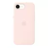 Apple MHWJ4ZM/A funda de silicona con MagSafe para iPhone 17e, 6,1 pulgadas (15,5 cm), Soft Pink