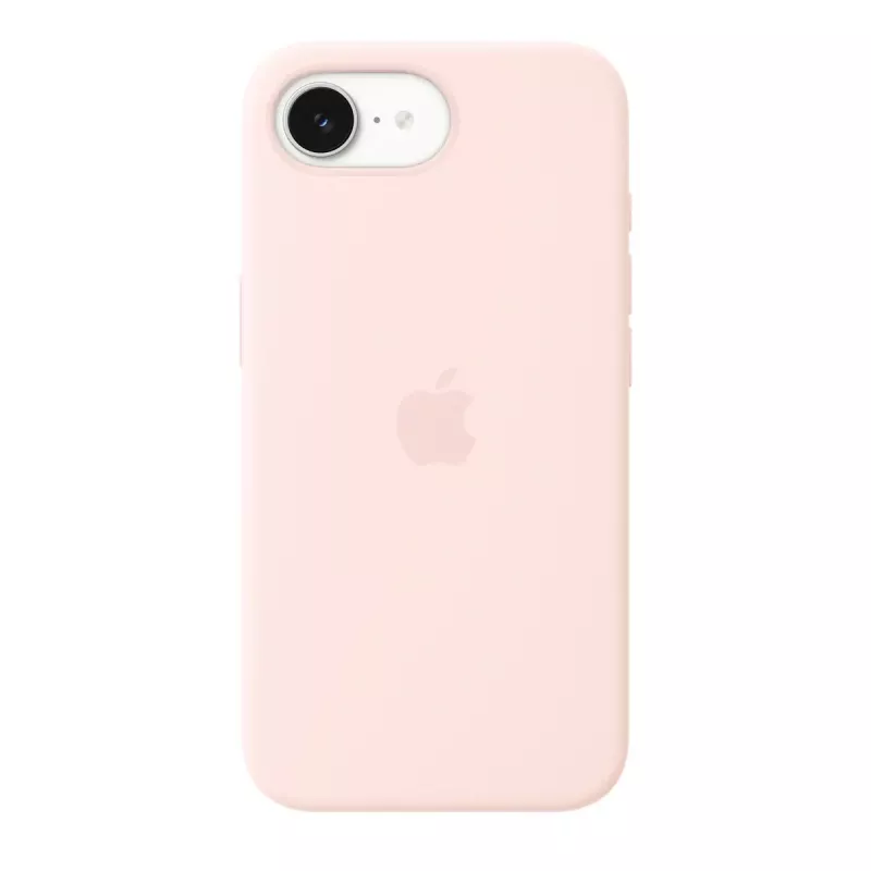 Apple MHWJ4ZM/A funda de silicona con MagSafe para iPhone 17e, 6,1 pulgadas (15,5 cm), Soft Pink