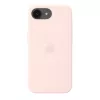 Apple MHWJ4ZM/A funda de silicona con MagSafe para iPhone 17e, 6,1 pulgadas (15,5 cm), Soft Pink