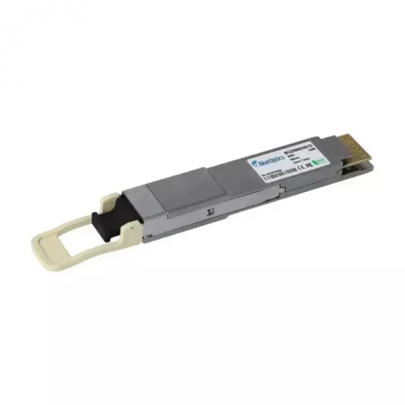 Módulo transceptor de red BlueOptics QSFP-DD-200G-SR8-CS-BO, fibra óptica QSFP-DD, 200 Gbit/s, 100 m, carcasa de metal