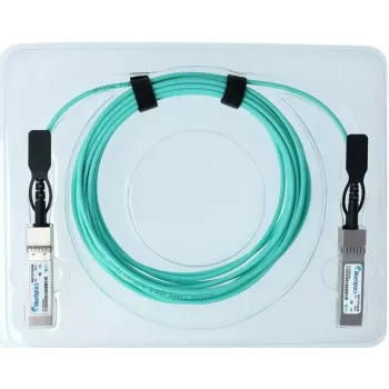 Cable AOC de fibra óptica BlueOptics SFP28-AOC-25M-PT-BO — SFP28 a SFP28, 25 m, color menta