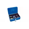 Caja de caudales Wedo 145 303X Acero Azul Cerradura de llave 250x180x90mm