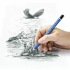 Lápiz Staedtler 100J 2B, lacado azul, mina de 5,3 mm, 1 ud.