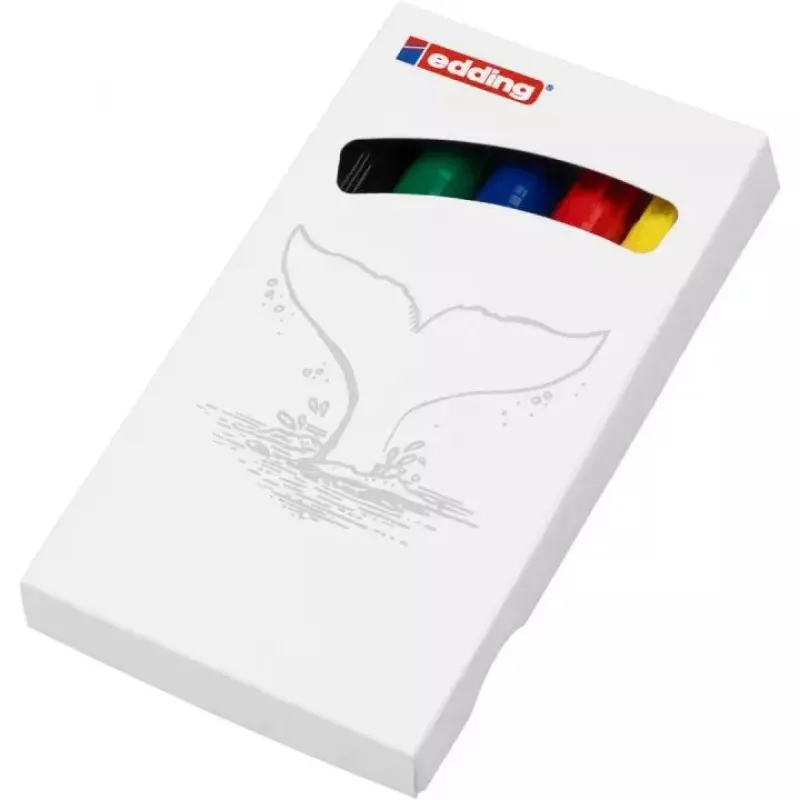Rotulador permanente Edding 3000 punta redonda colores surtidos 5 unidades