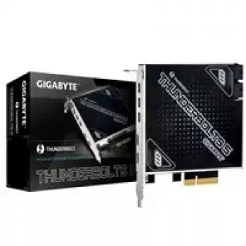 Tarjeta de expansión GIGABYTE Thunderbolt 5 PCIe 4.0 x4 con 3 entradas Mini-DisplayPort