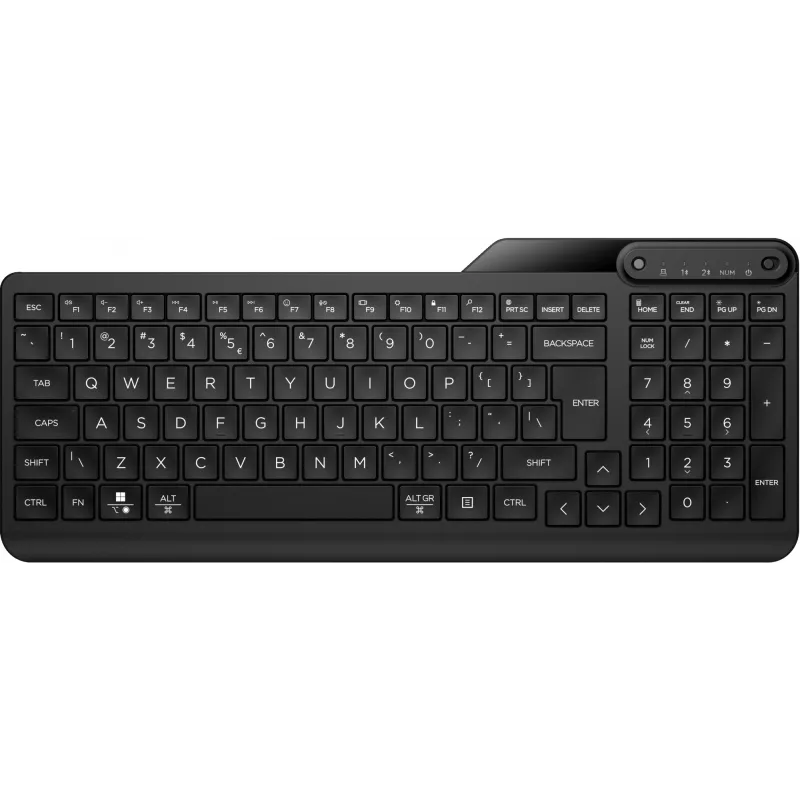 HP 475 Teclado inalámbrico compacto multidispositivo de modo dual, distribución de 2 zonas (7N7B9AA#UUW)