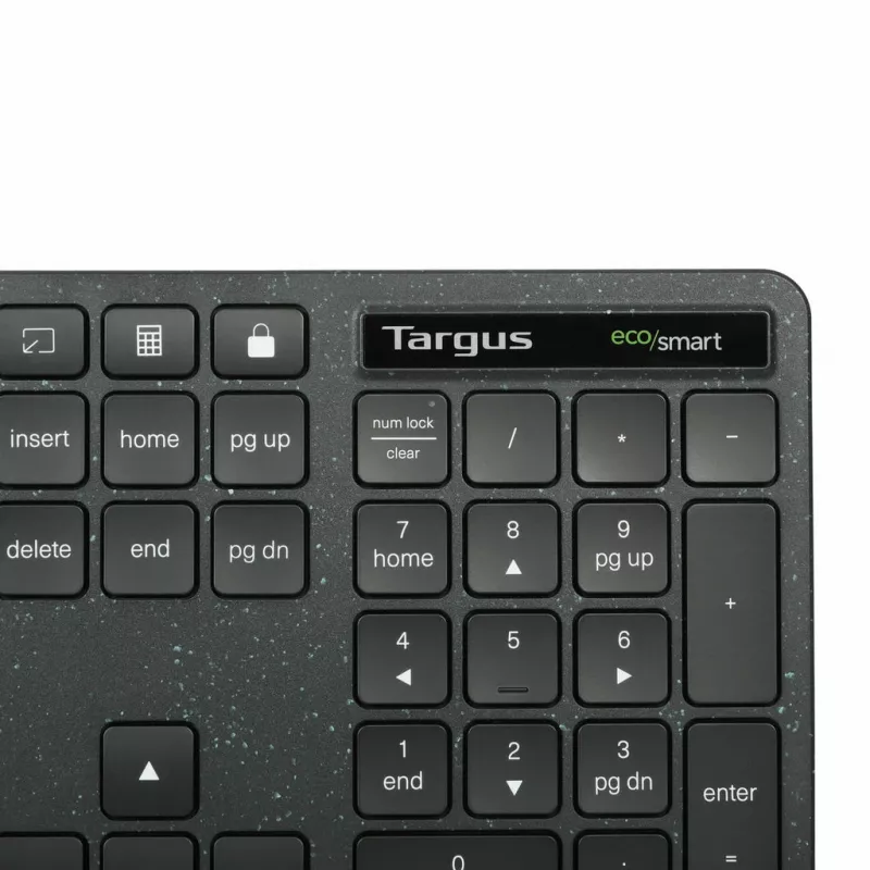 Teclado Targus EcoSmart AKB874UK universal USB QWERTY inglés-UK negro