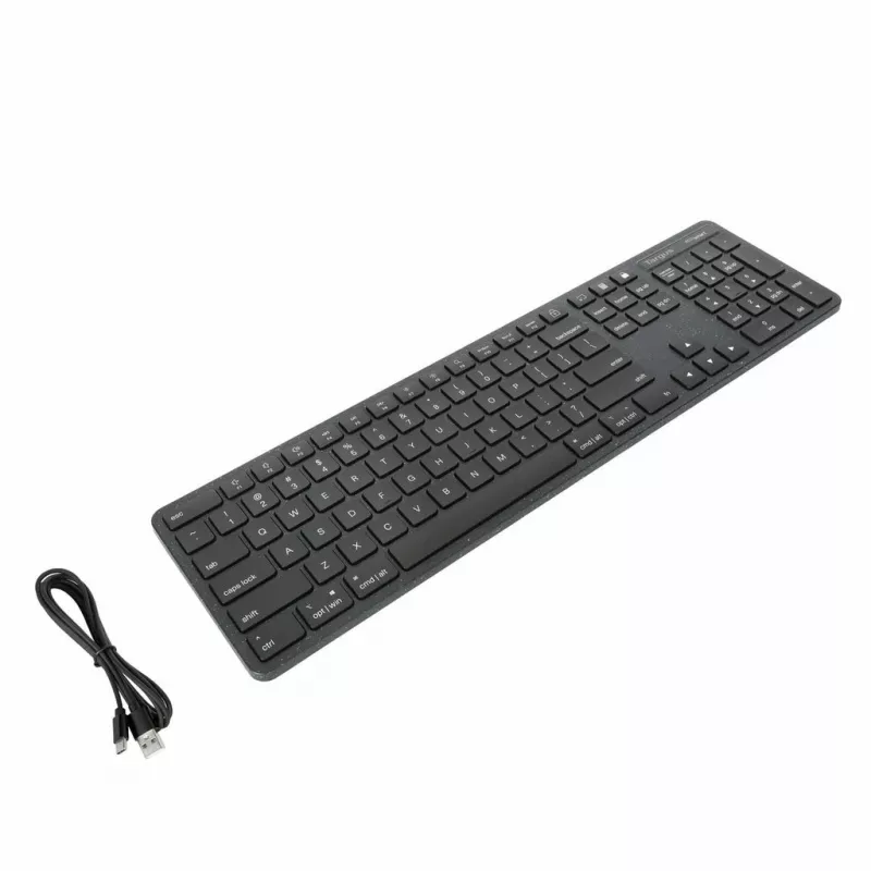 Teclado Targus EcoSmart AKB874UK universal USB QWERTY inglés-UK negro
