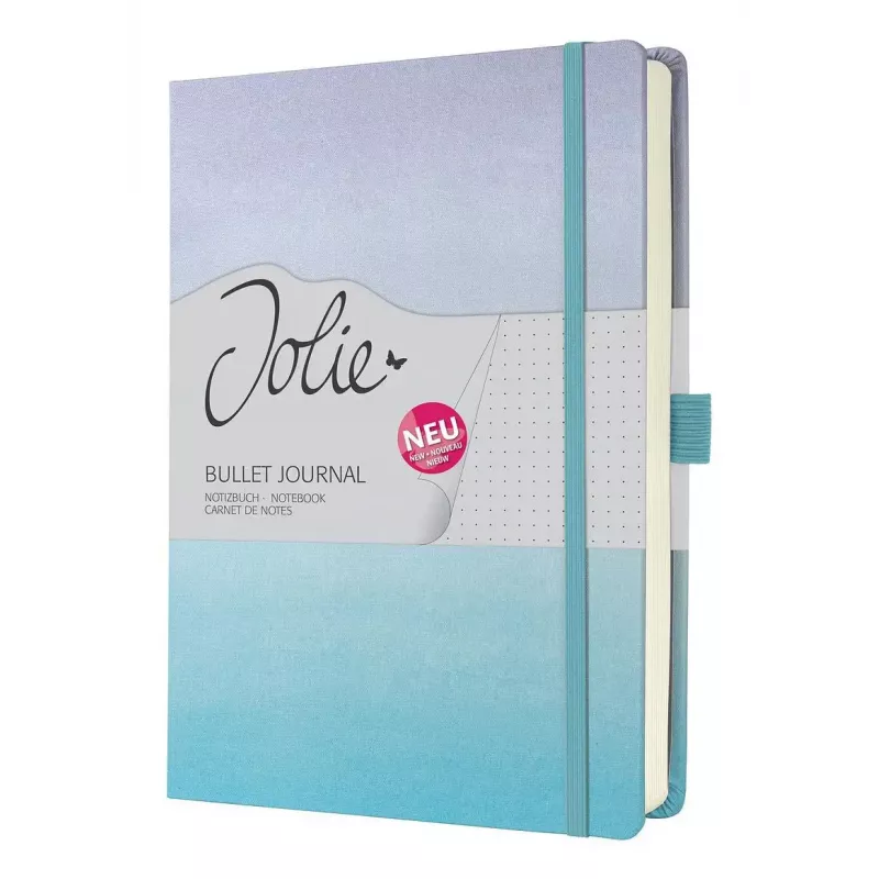Cuaderno Sigel Jolie JB100 A5+ 100 hojas azul violeta