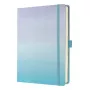 Cuaderno Sigel Jolie JB100 A5+ 100 hojas azul violeta
