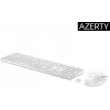 HP 650 Teclado y ratón inalámbricos combo membrana tamaño completo blanco