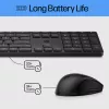 HP 650 Teclado y ratón inalámbricos combo membrana tamaño completo blanco
