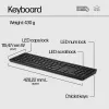 HP 650 Teclado y ratón inalámbricos combo membrana tamaño completo blanco