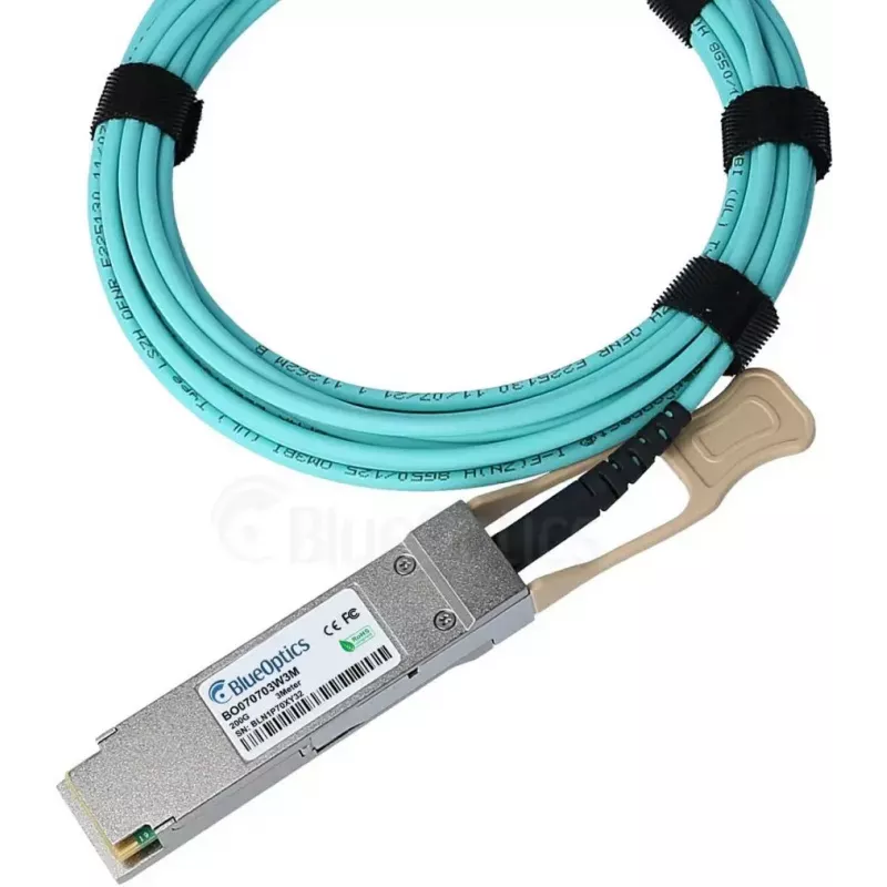 Cable de fibra óptica BlueOptics 4Z57A14190-BO QSFP56 a QSFP56 10 m naranja