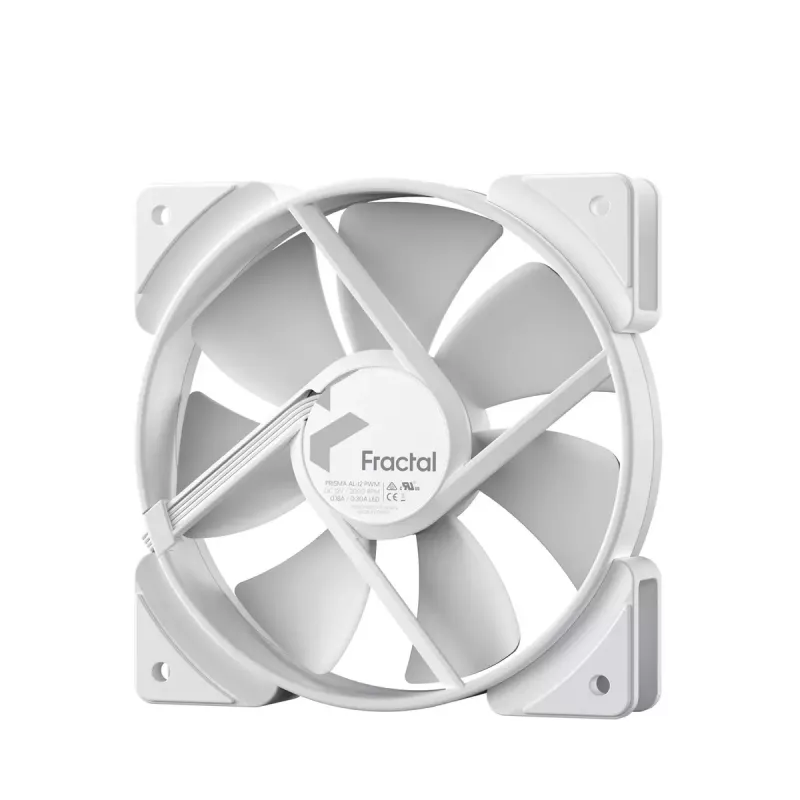 Ventilador Fractal Design Prisma AL-12 PWM 12 cm blanco 500-2000 RPM