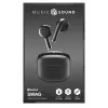 Cellularline SWAG BTMSTWSSWAGK auriculares Bluetooth, negros