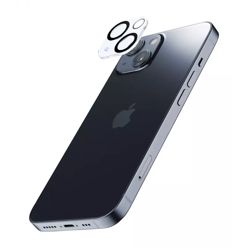 Cellularline Objetivo de cámara - Protección para la cámara iPhone 15 / 15 Plus