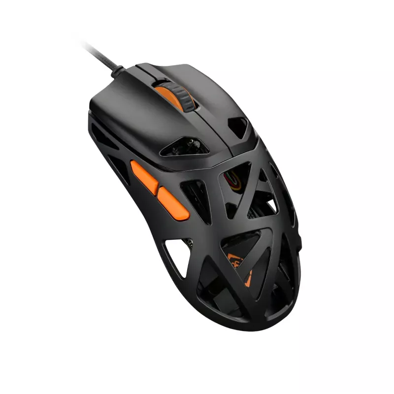 Ratón gaming DELTACO DM360 ultraligero 47 g, 12.400 DPI, sensor 3327