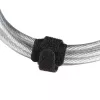 Hama Nano Candado de cable plateado 1,8 m