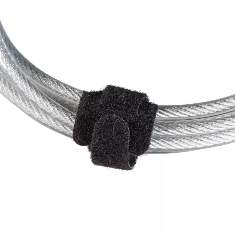 Hama Nano Candado de cable plateado 1,8 m
