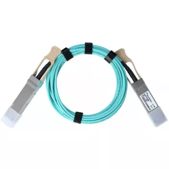 Cable de fibra óptica BlueOptics B4QY-BO QSFP56 a QSFP56 10 m naranja