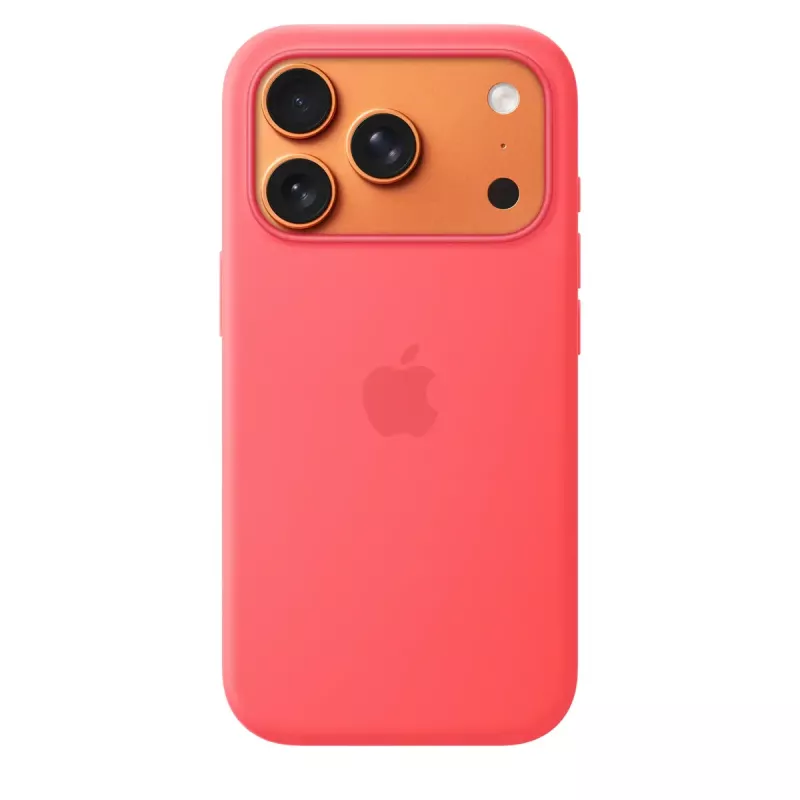 Funda de silicona con MagSafe para Apple iPhone 17 Pro — Bright Guava (rojo) — funda, compatible con 16 cm (6,3