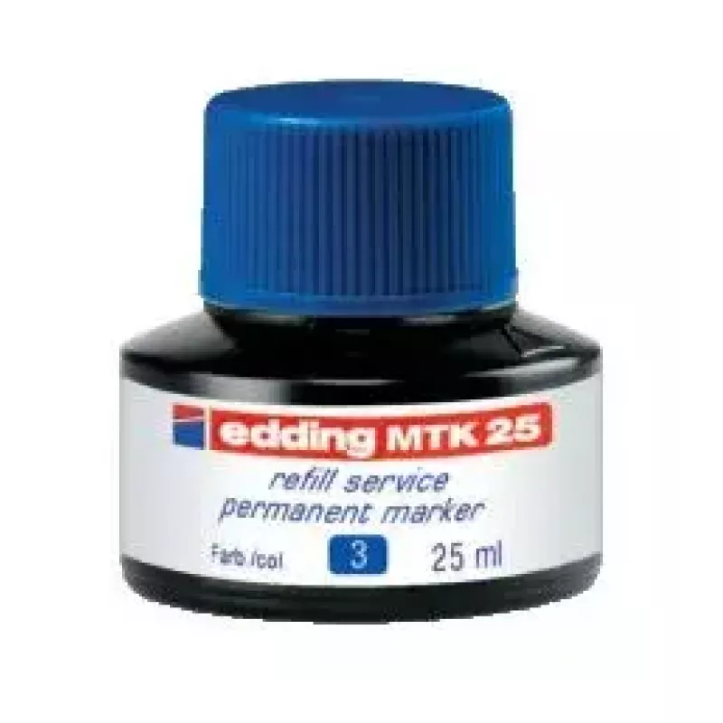 Tinta de recarga para rotulador Edding MTK 25 verde 25 ml