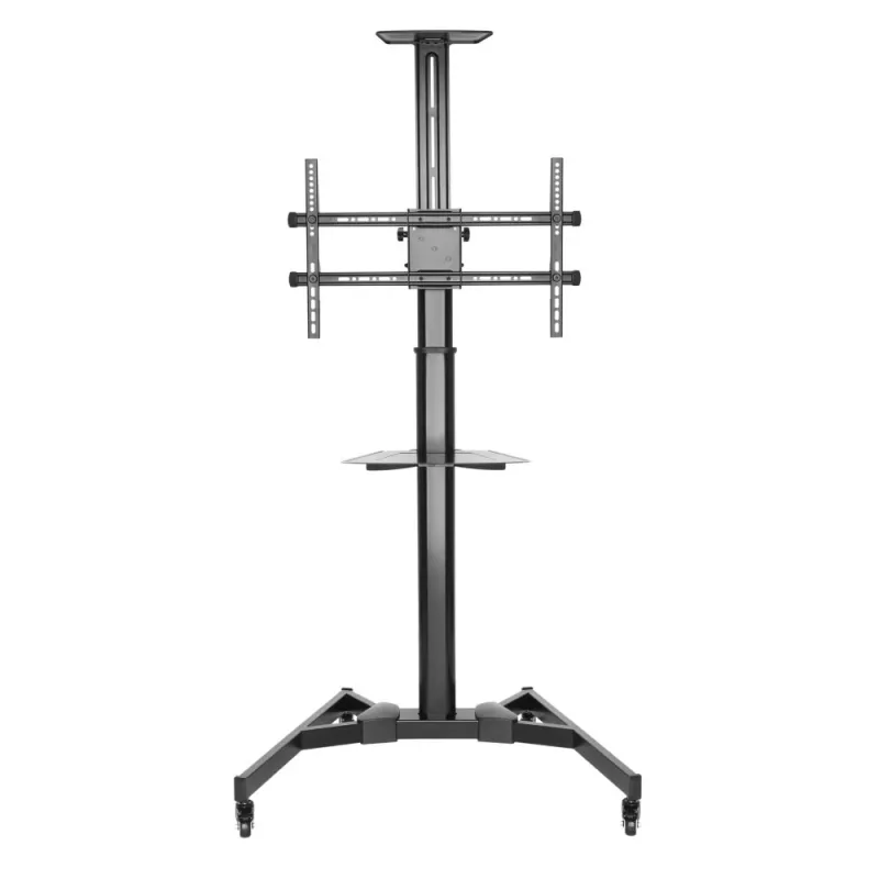 Techly ICA-TR46 Soporte/carrito multimedia negro pantalla plana