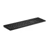 Teclado inalámbrico programable HP 455, tamaño completo (100 %), inalámbrico, RF Wireless, membrana, negro