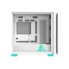 Caja para PC ASUS A23 Hatsune Miku Edition — micro-ATX / Mini-ITX, compatible con ventiladores de 120/140 mm, unidades de 2,5 y 3,5 pulgadas, turquesa/blanco