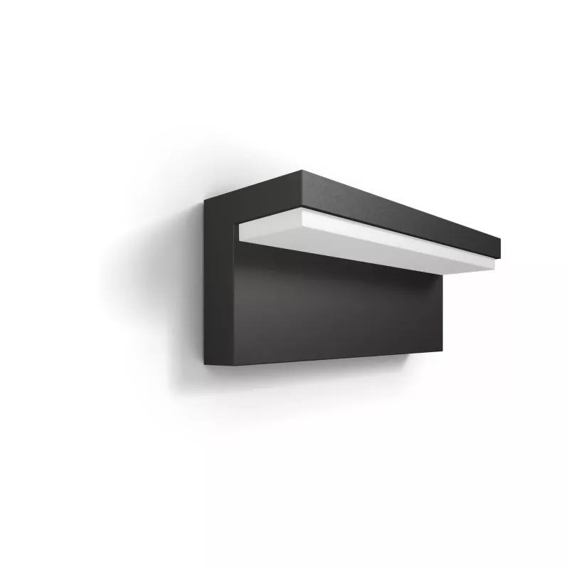 Aplique de pared Philips myGarden Bustan 9W Antracita Aluminio LED