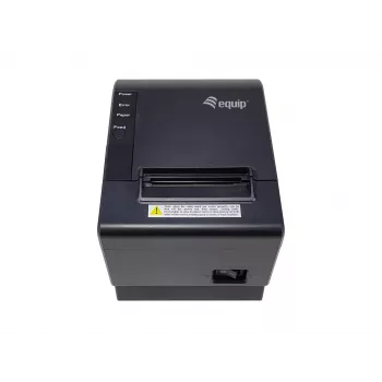 Impresora térmica de recibos Equip 58mm con cortador automático, USB/Ethernet/conexión de cajón portamonedas