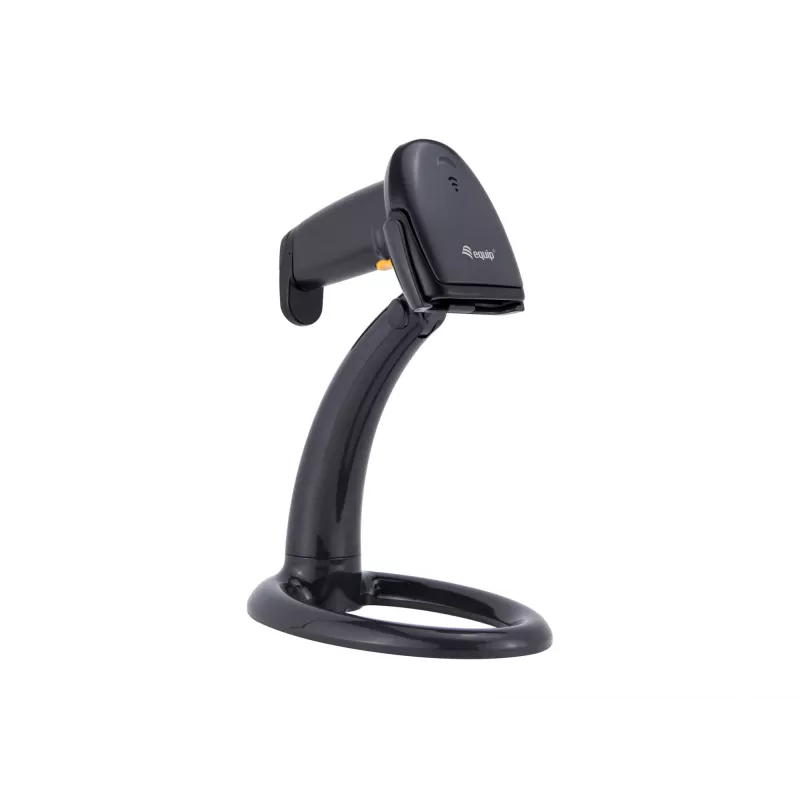 Lector de códigos de barras de mano Equip USB 1D con soporte LED Cableado 1,8m