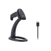 Lector de códigos de barras de mano Equip USB 1D con soporte LED Cableado 1,8m