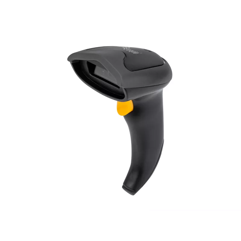 Lector de códigos de barras de mano Equip 1D Láser USB cableado Negro ABS
