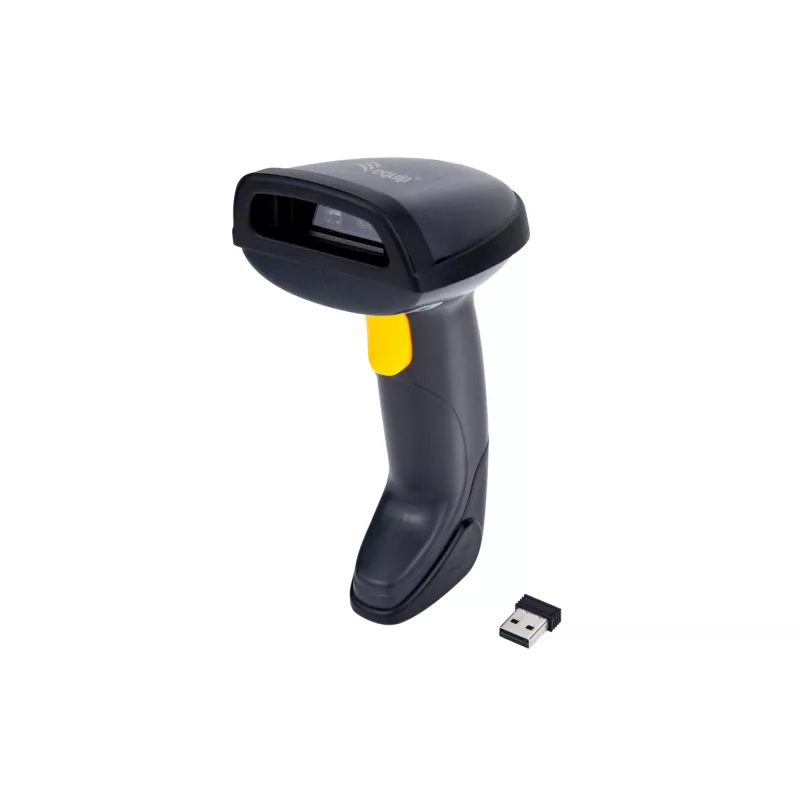 Lector de códigos de barras de mano Equip inalámbrico 2D con soporte
