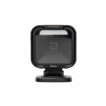 Lector de códigos de barras de sobremesa Equip USB 2D omnidireccional 1MP, lector de códigos de barras fijo